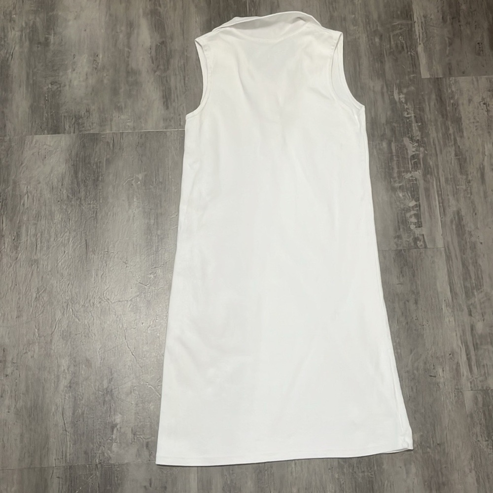 Brandy Melville White Collared Dress One Size - Picture 7 of 10